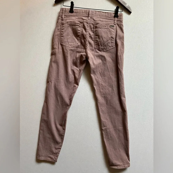 Fidelity Hepburn low rise crop dusty rose colored jeans Sz 27 - Picture 2 of 12